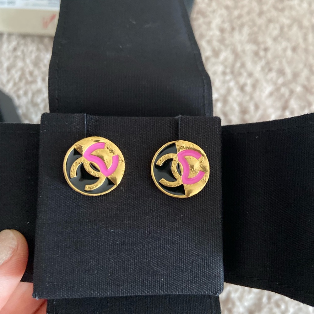 Chanel cruise collection 2023 stud earrings